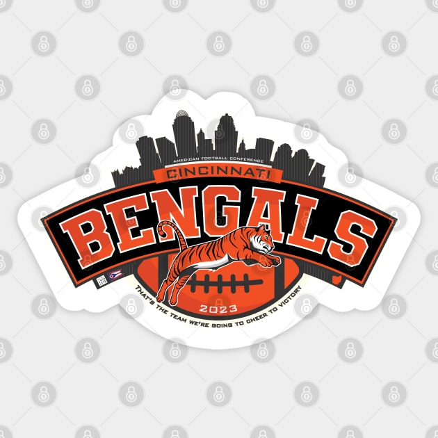 Bengals 2023 Sticker by Nagorniak